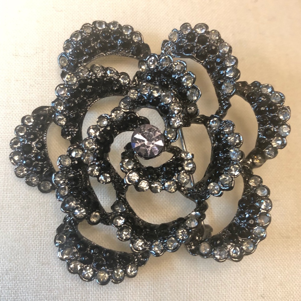 Black Brooch